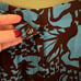 RARE TELA abstract ankle length skirt size 40 US (XS/S) winter fashion