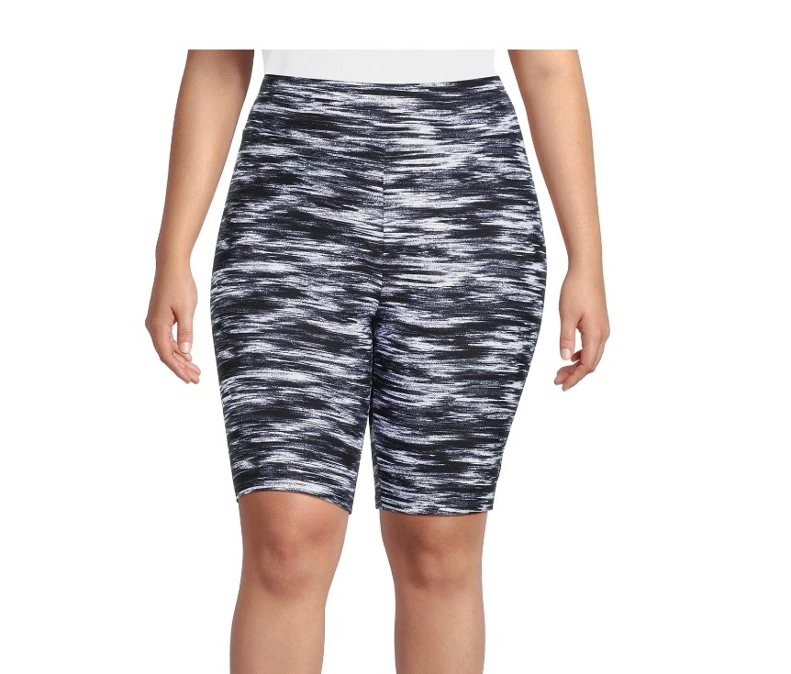 TERRA & SKY Biker Shorts Size 1X 16W-18W Polyester Spandex Pull On  Womens NWOT