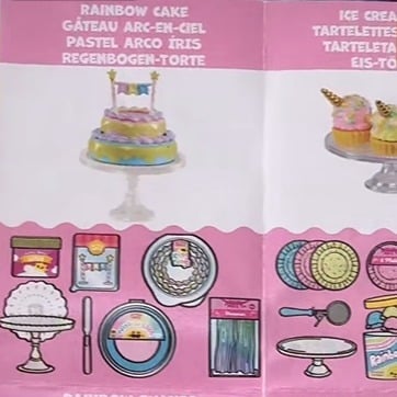 Make It Mini Birthday Series 1 Rainbow Cake