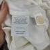Ayr The Metropolitan Pants Womens 4 White Pleated Cotton Twill Straight Leg