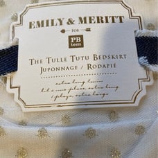 Pottery barn twin. Ed skirt
