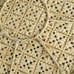MCM Vintage Woven Straw Chip & Dip Tray Boho Raffia Cross Stitch