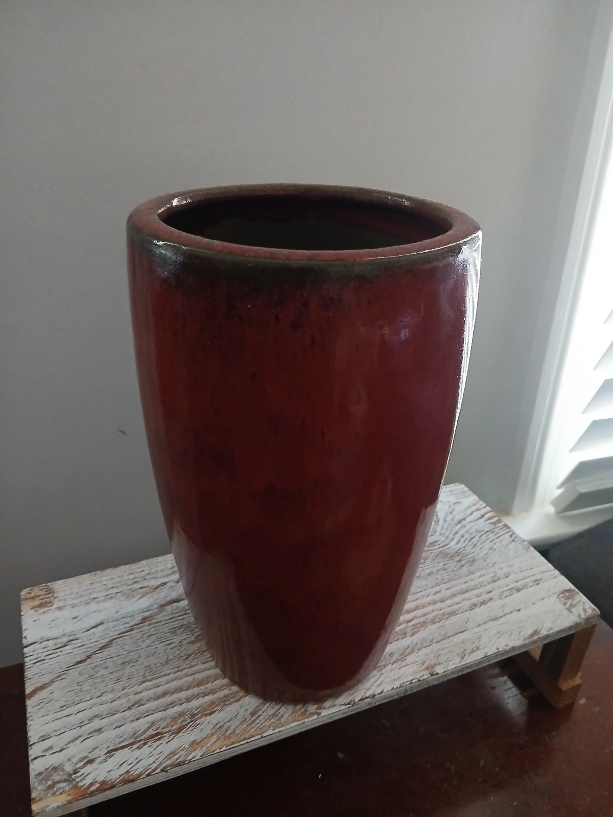 Vintage Chinese Red Oxblood Vase