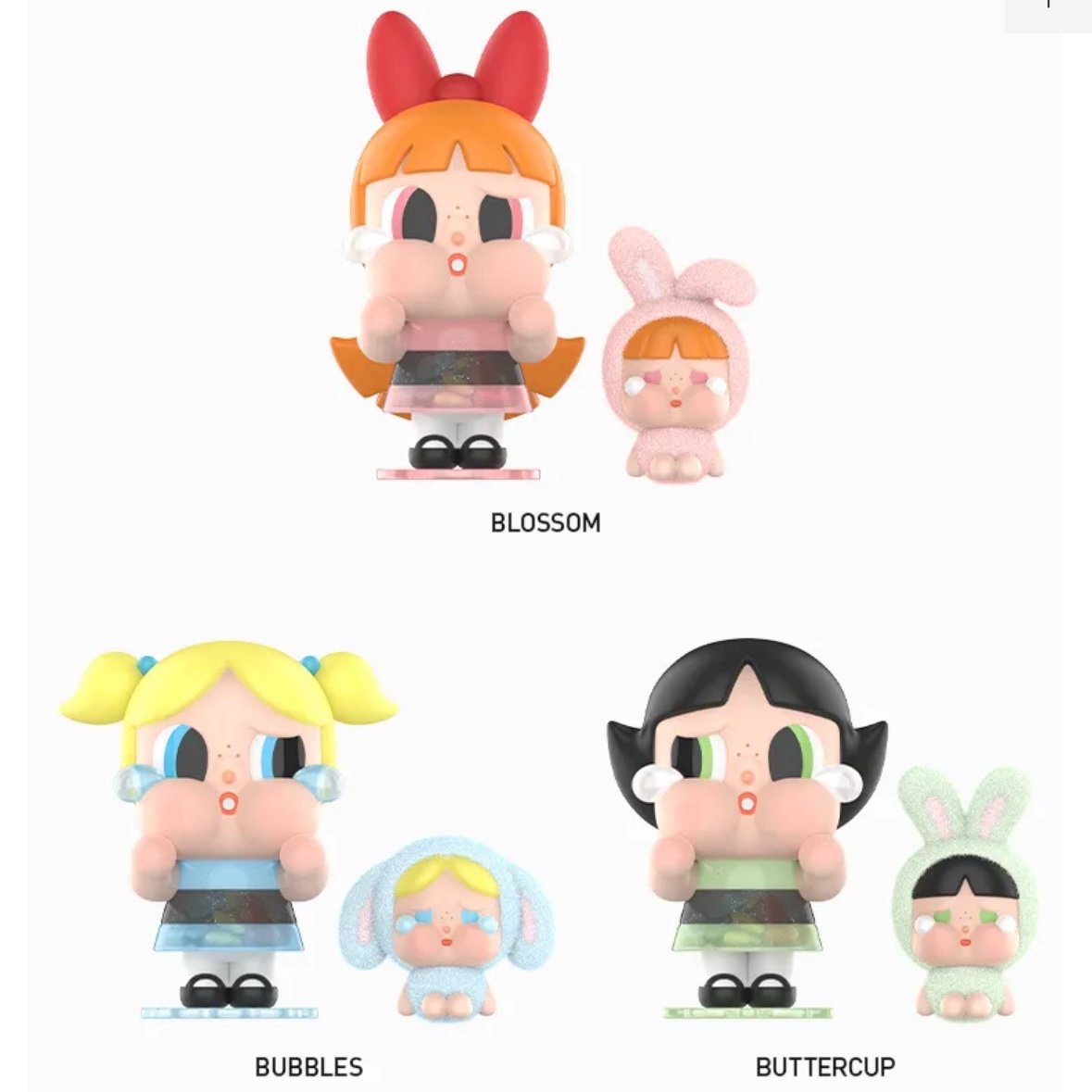 POP MART CRYBABY × The Powerpuff Girls Figure-Limited Edition SET (3)