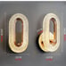 Set of 2 Nordic Wall Light LED with Acrylic Shade Fashion Wall Sconce Champagne