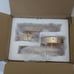 Set of 2 Nordic Wall Light LED with Acrylic Shade Fashion Wall Sconce Champagne