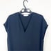 IRO Gameen Black Short Sleeves V-Neck Ruffle Trim Dress, Size 4