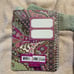 Vera Bradley Very Berry Paisley Mini Notebook/ Pen set NWT