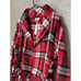 Victoria's Secret PINK Black & Red Plaid Super Soft Short Short Bathrobe XL/XXL