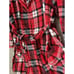 Victoria's Secret PINK Black & Red Plaid Super Soft Short Short Bathrobe XL/XXL