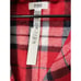 Victoria's Secret PINK Black & Red Plaid Super Soft Short Short Bathrobe XL/XXL