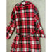 Victoria's Secret PINK Black & Red Plaid Super Soft Short Short Bathrobe XL/XXL