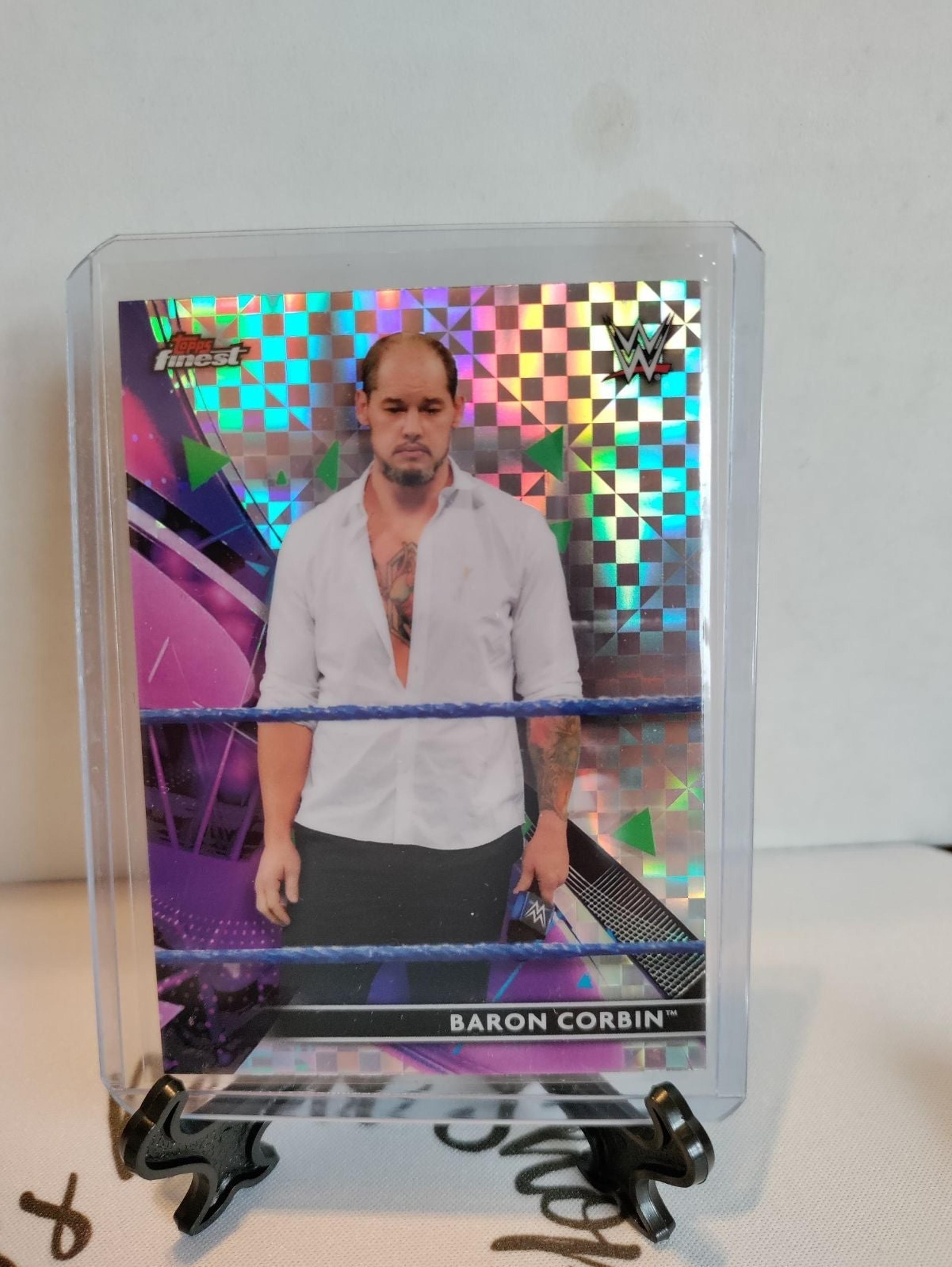 New Baron Corbin XFactor Card from 2021 WWE Finest Set.
