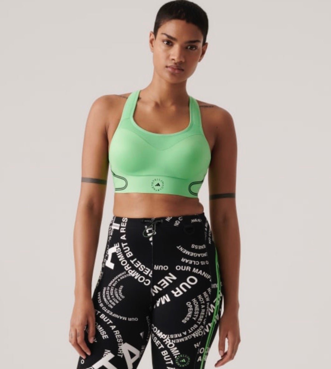 Adidas Stella McCartney TruePace High Support Sports Bra Sz XSAC NWT