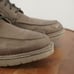 Clarks Mens Eastridge Moc Toe Oxfords Shoes Taupe Beige Leather Lace Up Sz 13M