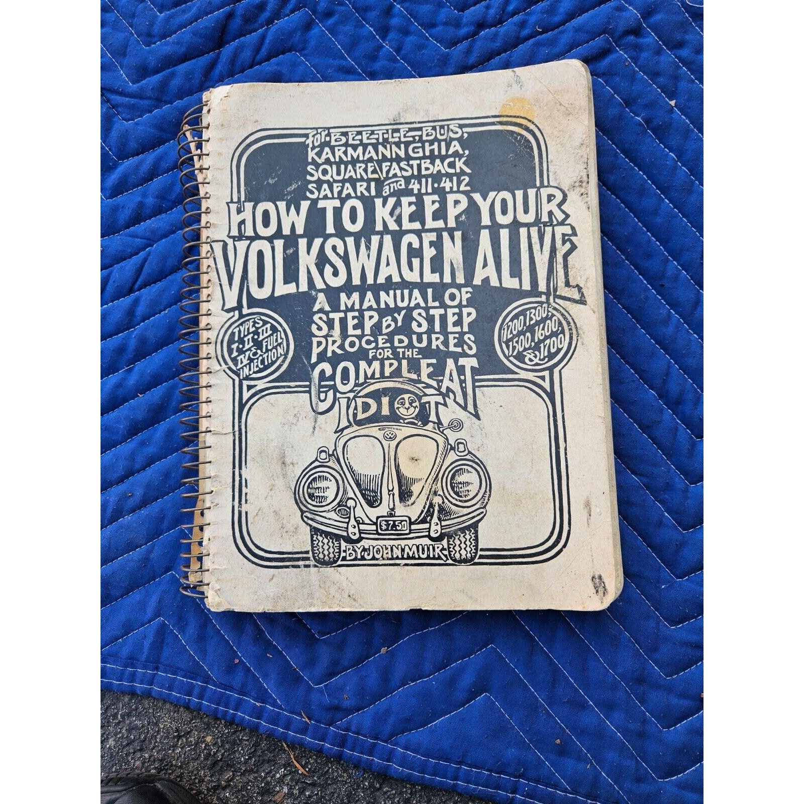 Vtg PB book, How to Keep Your Volkswagen Alive by John Muir, 1975