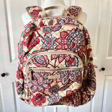 Vera Bradley bag desert floral campus backpack woman school/collage