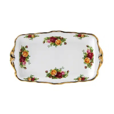 Royal Albert Old Country Roses 11.8-inch Sandwich Tray NEW ENGLAND