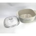 Corning Ware Country Cornflower Dish Casserole 3 Liter Tan A-3-B Lid A 9 C Vtg