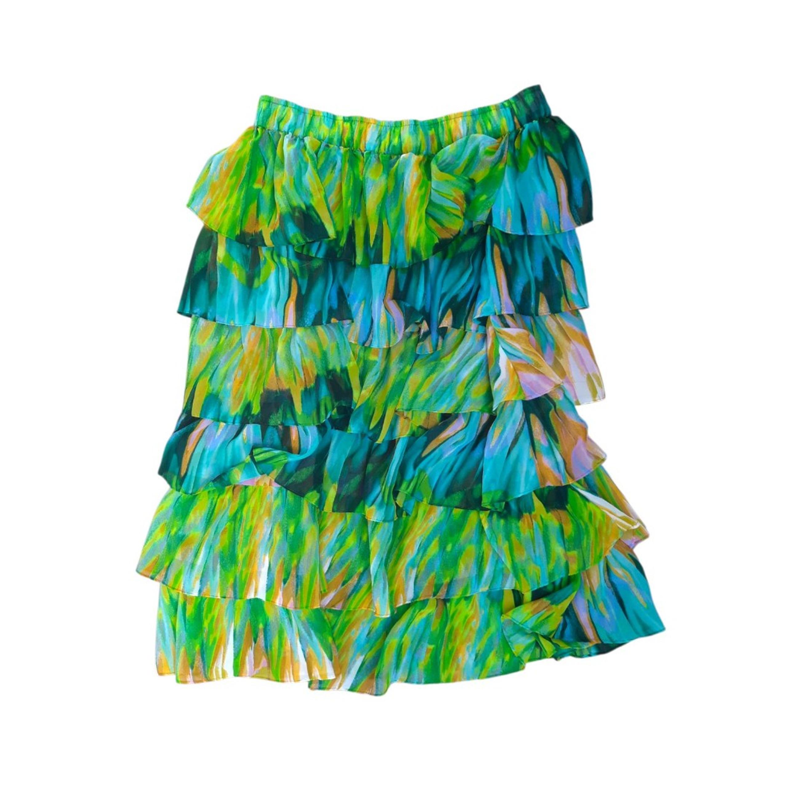 ASHLEY STEWART Plus Size 22 24 Plus Size Tiered Ruffle Skirt