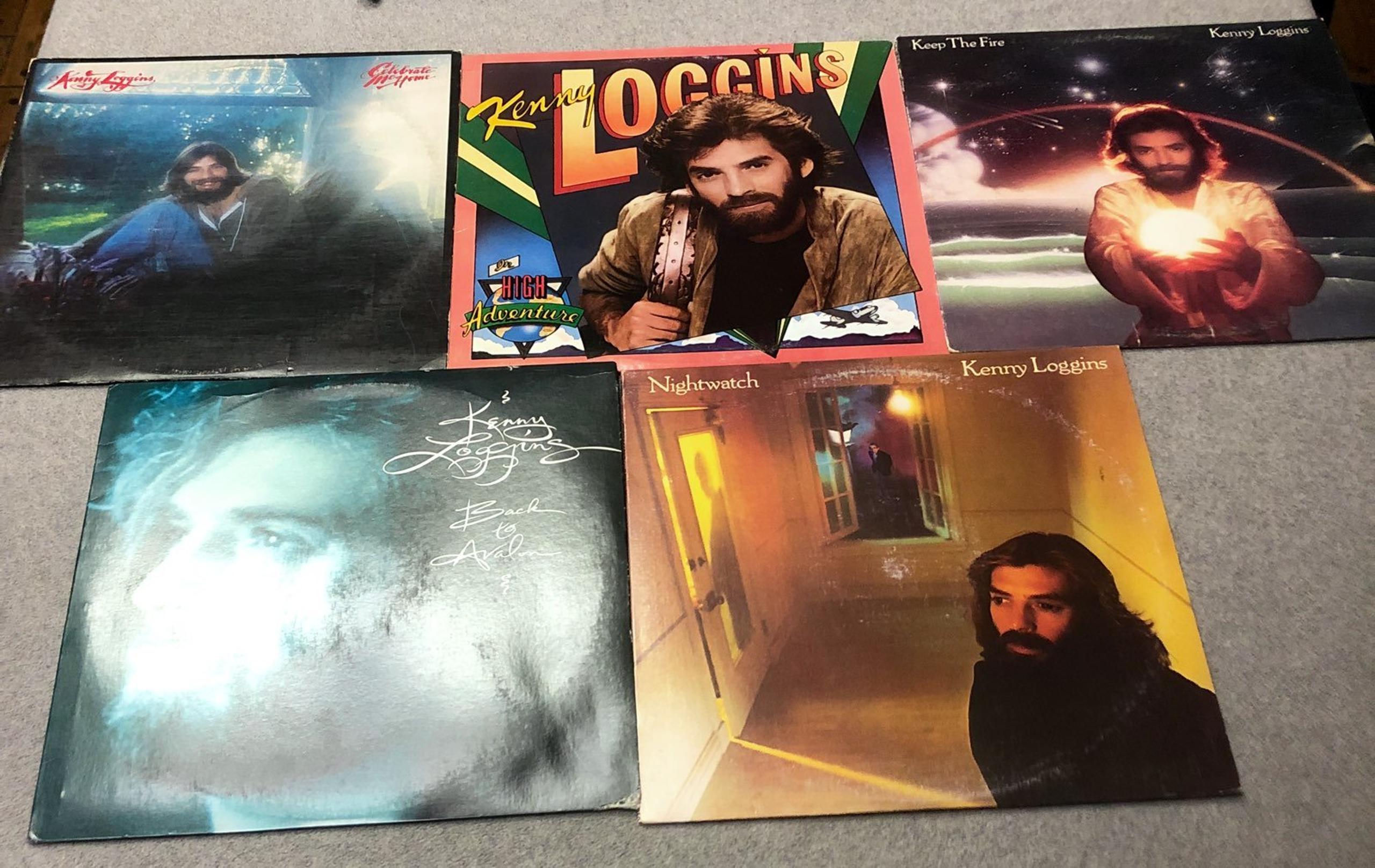 Kenny Loggins Record Lp Lot (5)