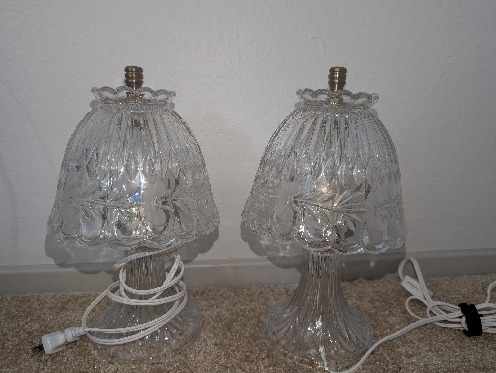 Vintage Princess House Crystal Lamp