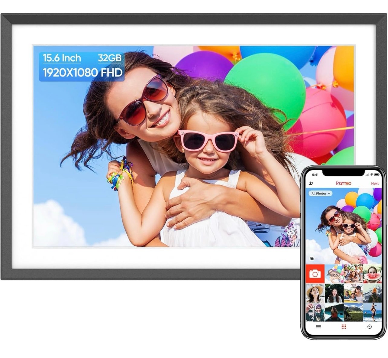 ARZOPA Digital Picture Frame 15.6