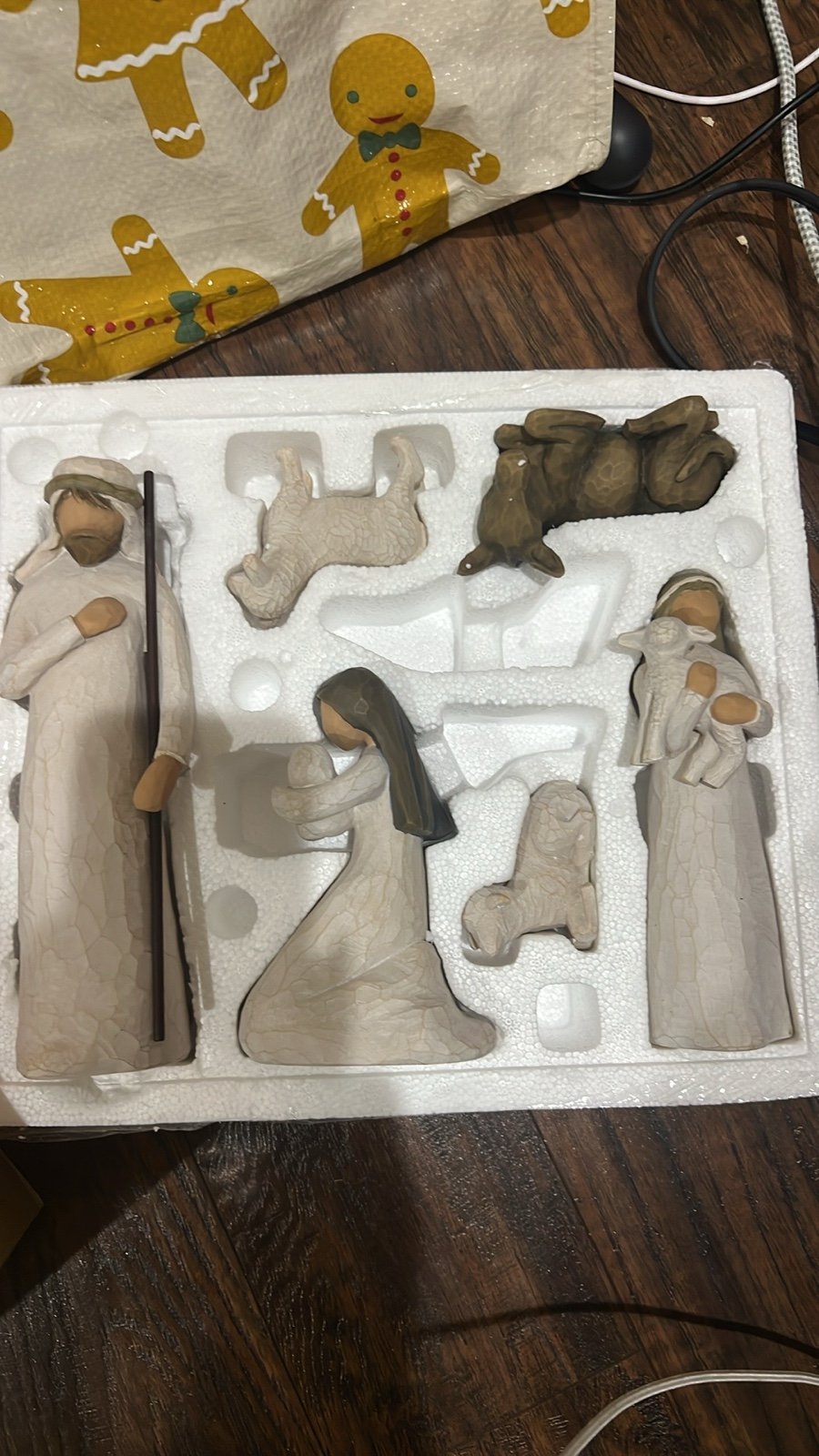 Willow Tree Hand Painted Resin Nativity Figurine w boxes