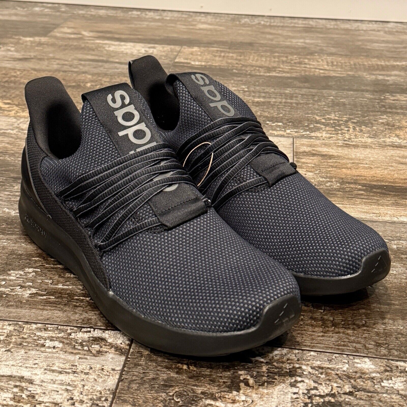 Adidas Lite Racer Adapt 7.0 Shoes Mens Size 11 Black Grey Running Sneakers NEW