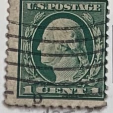 Vintage George Washington 1cent postage stamp