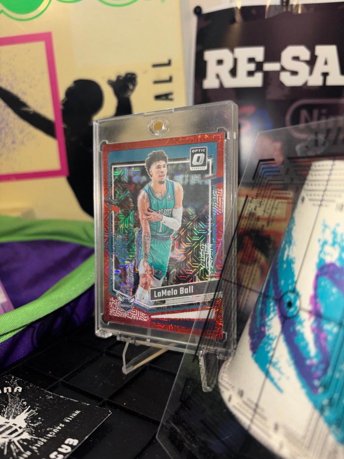 Short Print /88 Lamelo Ball Optic Ultra Red Prizm Ready to Grade