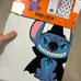 halloween disney stitch shower curtain