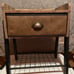 Small rustic nightstand, fully assembled