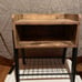 Small rustic nightstand, fully assembled