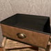 Small rustic nightstand, fully assembled