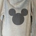 Disney Rhinestone Bedazzled Crystal Zip Hoodie Mickey Icon Sweatshirt M *READ