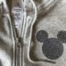 Disney Rhinestone Bedazzled Crystal Zip Hoodie Mickey Icon Sweatshirt M *READ