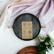 Mesh Cast Iron Cook Top El Asador Warming Tortillas and Roasting Vegetables