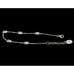 New Tocara Sterling Silver Bracelet Baguette Cut DiAmi Crystals Delicate Jewelry