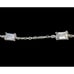 New Tocara Sterling Silver Bracelet Baguette Cut DiAmi Crystals Delicate Jewelry