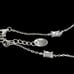 New Tocara Sterling Silver Bracelet Baguette Cut DiAmi Crystals Delicate Jewelry