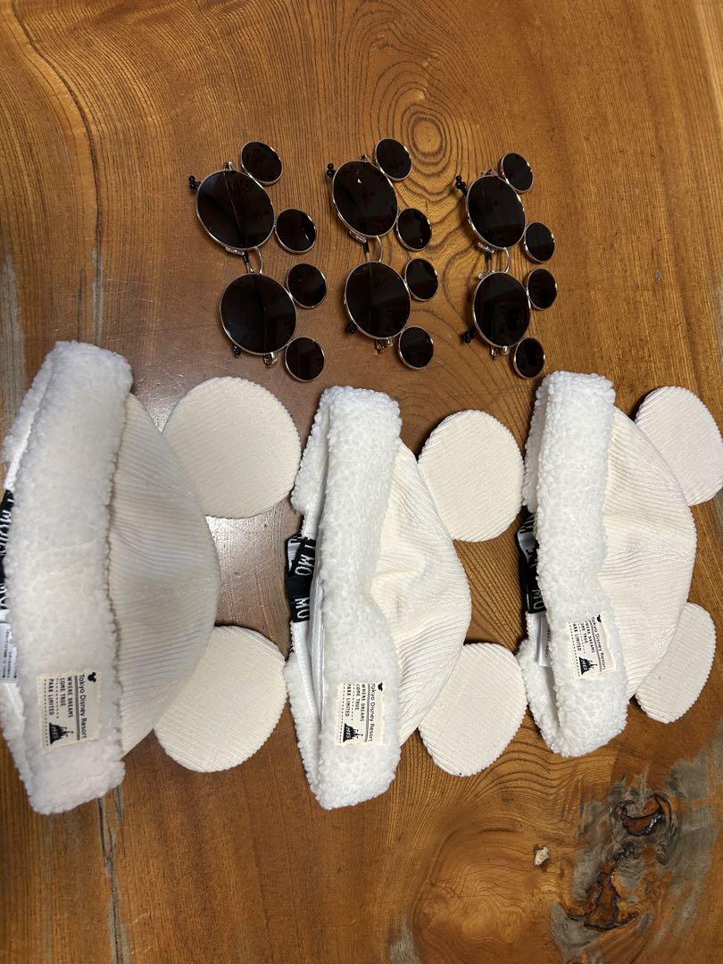 Mickey Mouse ear headband and sunglasses 3-piece set