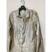 JCrew Metallic Gold Button Down Blouse Size 8