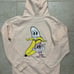 Bananas monkey youth hoodie pink nwt large