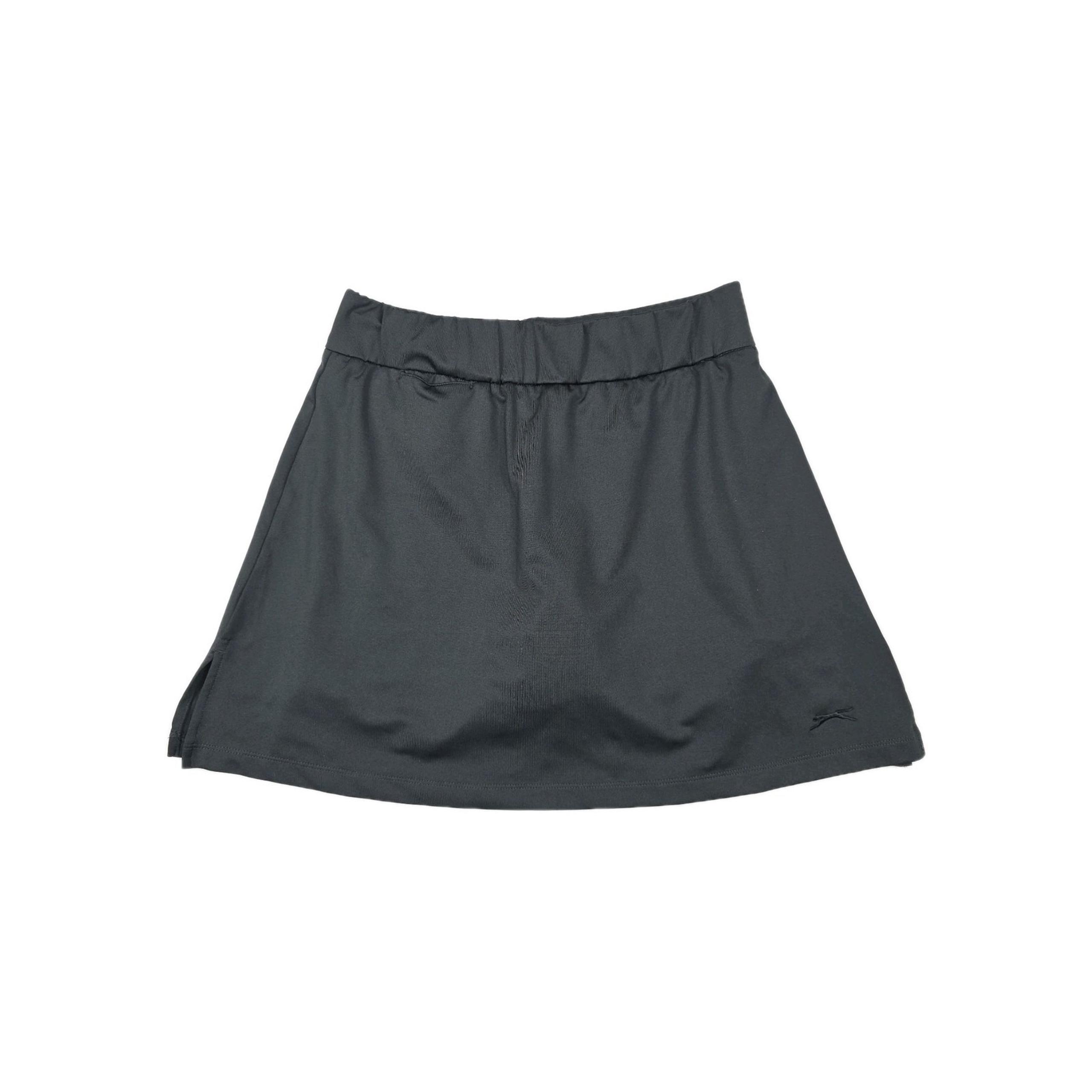 Black Tennis Skort Skirt Women's Small Golf Moisture Wicking Stretch - Slazenger