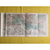 1890 Mediterranean Countries Vintage Geographical Map ORIGINAL 19 x 9.5 C12-6