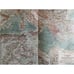 1890 Mediterranean Countries Vintage Geographical Map ORIGINAL 19 x 9.5 C12-6
