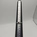 Black solitaire crystal ring size 6
