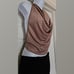 90s/Y2K Vintage Champagne Gold Open Back Halter top