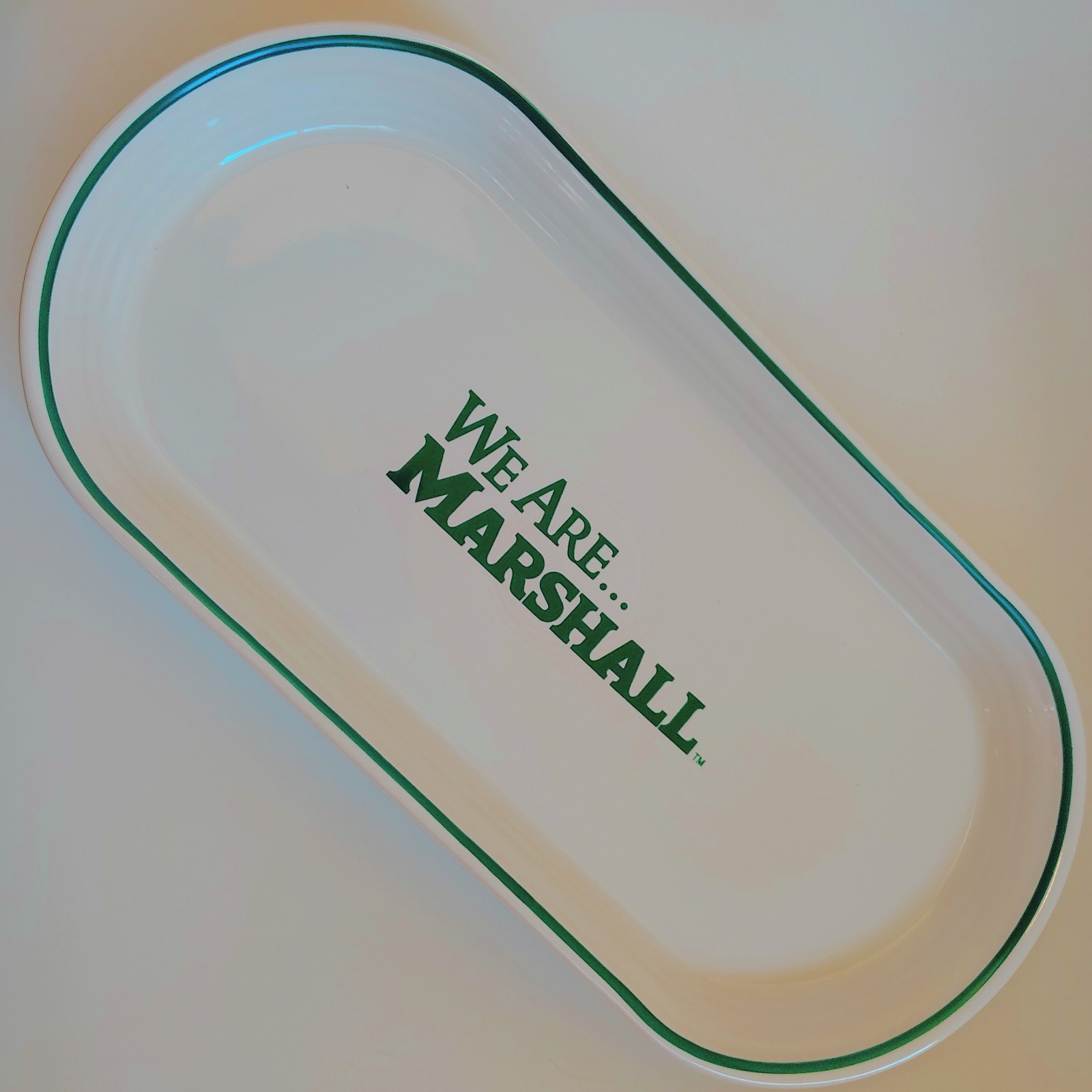 Fiesta We Are Marshall University Oval Plate Platter